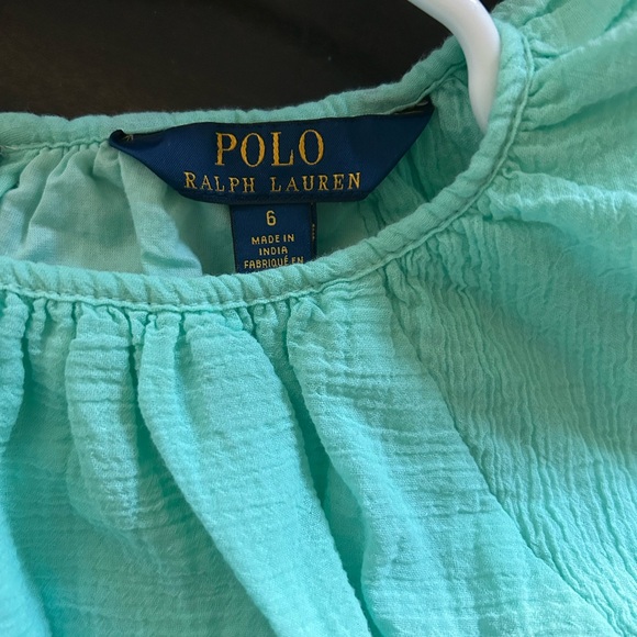 Polo by Ralph Lauren Aqua Kids Dress - Picture 3 of 3